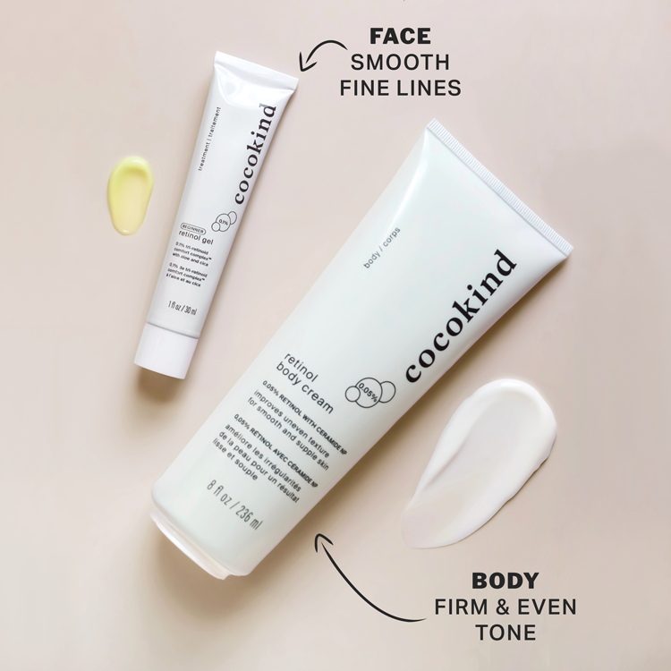 retinol face + body duo