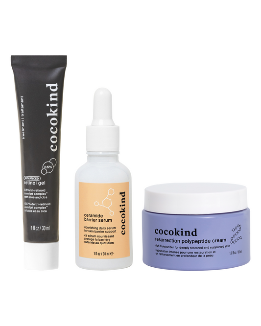 rich moisture & advanced retinol trio