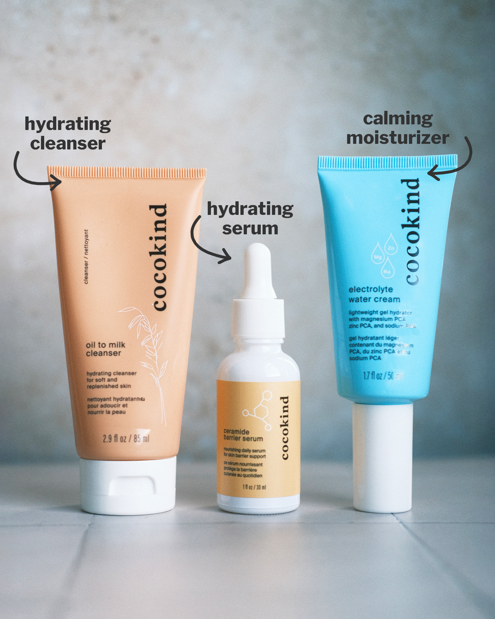 calm & hydrate starter set - cocokind